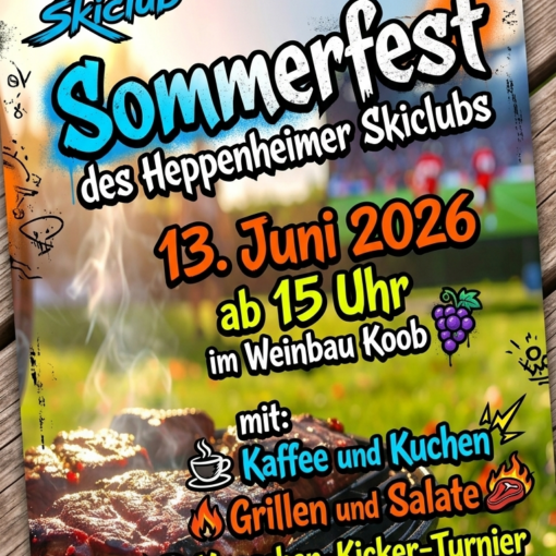 Vorankündigung unseres Sommerfest des Skiclubs