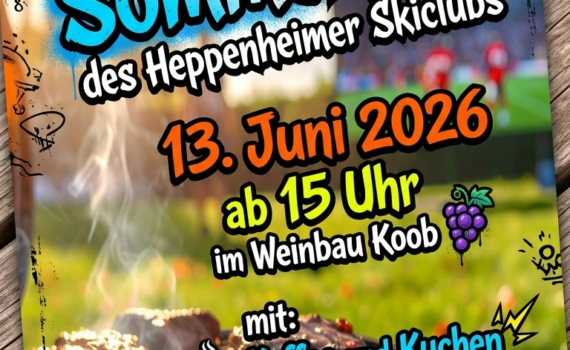 Vorankündigung unseres Sommerfest des Skiclubs